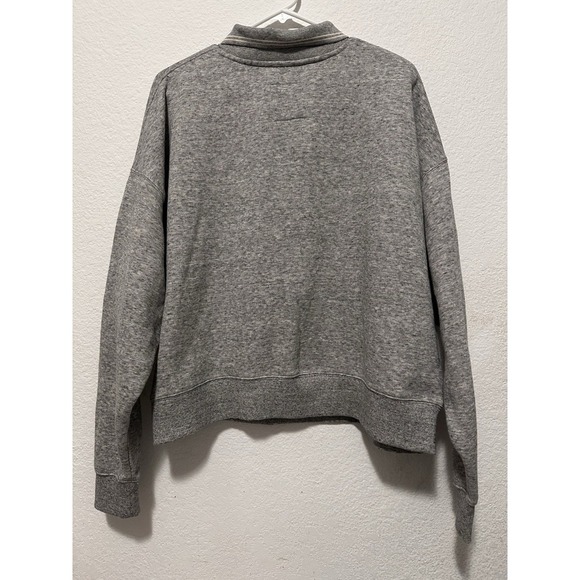MWL Make Weekends Longer Gray Collared Sweatshirt Size 2X - Picture 11 of 14